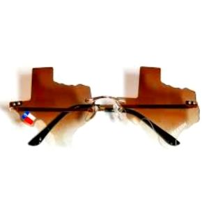 Texas shaped aviator Sunglasses